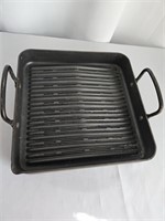 11 1/4" X 11 1/4" GRILL PAN WITH HANDLES