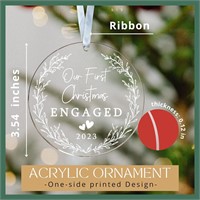 $13  First Christmas Engaged Ornament 2023