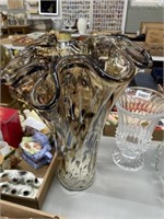 Large glass vase