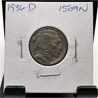 1936-D BUFFALO NICKEL