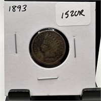 1893 INDIAN HEAD PENNY CENT