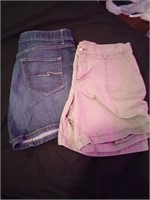 Jean shorts size 12 lot of 2