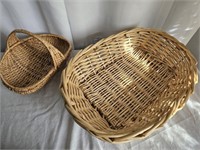11.5" AND 20" WOVEN BASKETS NO SHIPPING