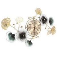 $116  Miduo Luxury Ginkgo Leaf Wall Clock 35.43 in