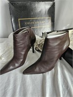 COLIN STUART WOMENS BROWN SIZE 7M BOOTS