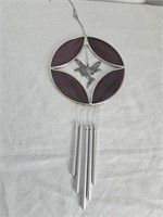 17.5"X5.5" STAINED GLASS FAIRY WIND CHIME