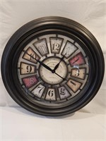 GORGEOUS 29" FIRST TIME & CO CLOCK NO SHIPPING