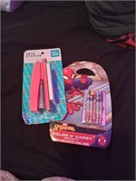New stapler and spiderman coloring book