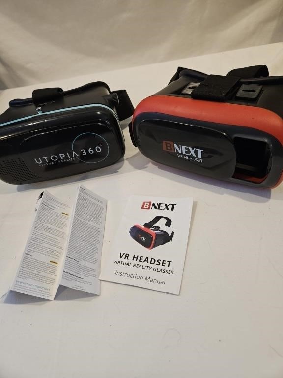 UTOPIA 360 AND BNEXT VIRTUAL REALITY HEADSETS 8"