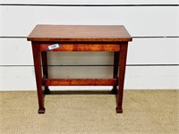 Slant Top Painted Side Table