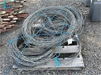 Pallet of Hand-Rolled Barbed Wire