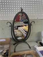 Decorative vanity mirror