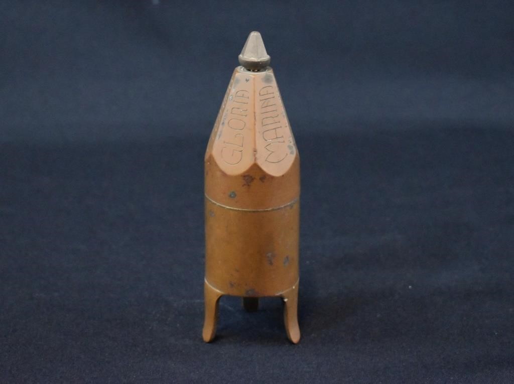 Korean War Trench Art Mortar Table Lighter