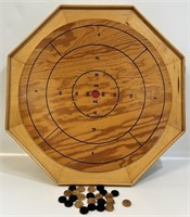 SWEET VINTAGE CROKINOLE BOARD W PEGS