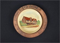 Royal Buff WH Goss Shakespeare's House Butter Dish