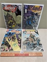 FOUR VINTAGE AMAZING DC COMICS BATMAN