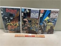 THREE RETRO DC BATMAN COMICS