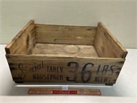 MANCAVE DECOR SHIPPING CRATE WITH DECALES