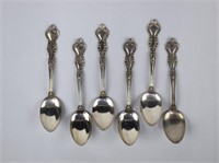 6-1898 International Sterling WARWICK Tea Spoons