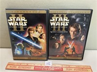 TWO STAR WARS DVD