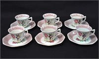 6 Sets of Adams WAKEFIELD Cup & Saucers