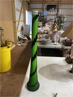 Large art glass vase 26" Tall