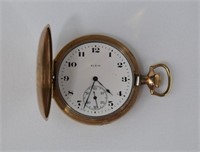 1921 Elgin Gold Filled Hunter Case Pocket Watch