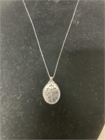 STERLING SILVER FAMILY TREE NECKLACE