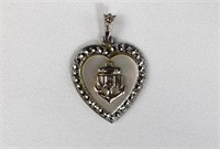 US Navy Sterling Silver Sweetheart Pendant/Charm