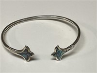 STERLING SILVER ABALONE BRACELET