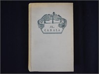 1928 Author Signed THE CABALA by Thornton Wilder