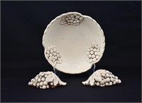 1927-35 Red Wing Pottery GRAPE CLUSTER Centerpiece