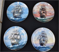 4 GOLDEN AGE OF CLIPPER SHIPS Plates