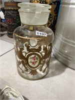 Large Apothecary Jar with lid