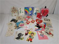 Vintage Greeting Cards - Valentines Day Candy Box
