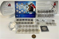 LARGE LOT OF CANADIAN COINS INCL CONFEDERATION