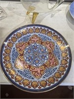 Large oriental plate