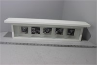 Unique White Photo Box and Shelf