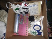 ASSTD GOLF ITEMS, BAG TAGS, RUBBER TEES, OTHER