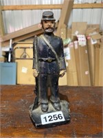 Cast iron civil war soldier