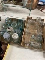 2 boxes mason caning jars