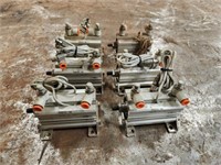 6 SMC PNUEMATIC COMPACT CYLINDERS