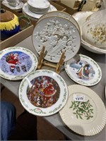 Lot 6 Lenox Christmas plate