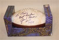 1988 Autographed Jack Ham Steelers Football in Box