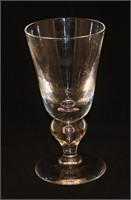 Steuben Crystal Teardrop Footed Chalice Vase