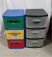 3-drawer storage containers. 25×16×13