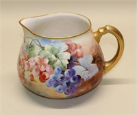 Guerin Limoges Cider Pitcher with Grapes