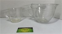 Anchor Hocking Measuring Bowl and Cup