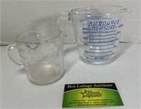 Pyrex Microwave Measure Cup and federal glass
