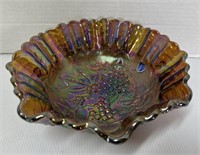 Imperial Glass Co. Carnival Glass Fruit bowl